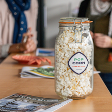 Les bureaux de l'agence Popcorn Communication