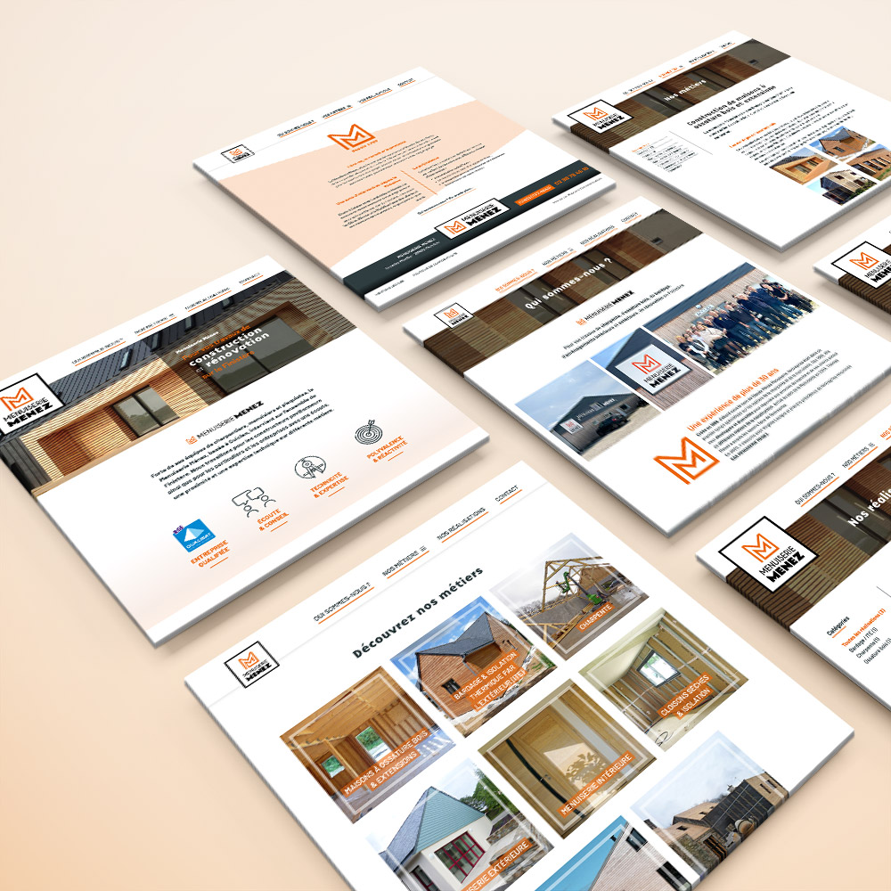 Site web Menuiserie Menez